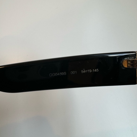 Gucci Square Acetate Sunglasses- Black - Picture 8 of 10